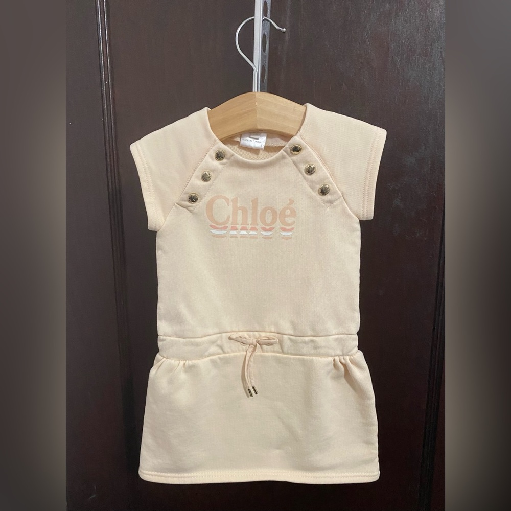 CHLOÉ
Girls' Graphic Short Sleeve Dress